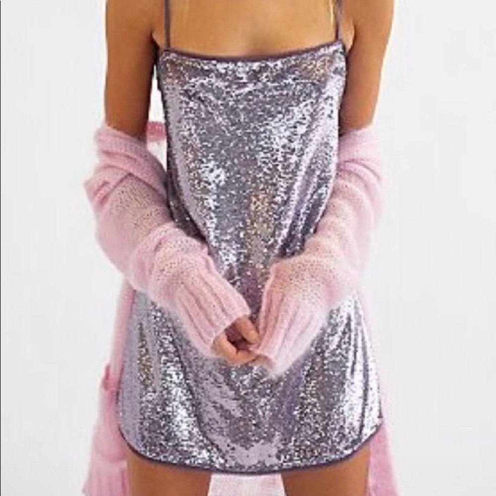 Free People Time to Shine Slip Dress